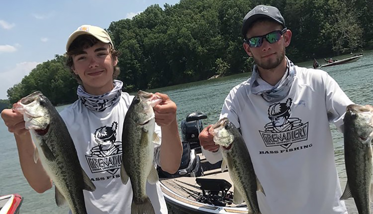 Bass Fishing Club Team Competes In First Collegiate Event